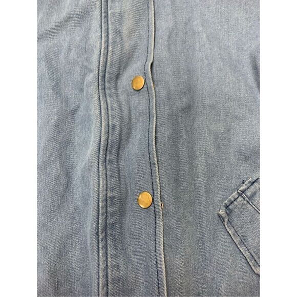 Denim Parka Style Jacket - Picture 5 of 6